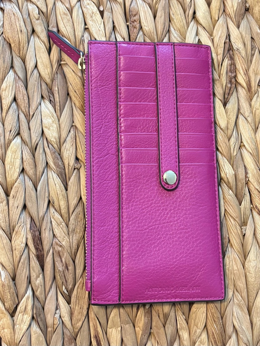 ANTONIO MELANI Leather Card & Key Holder